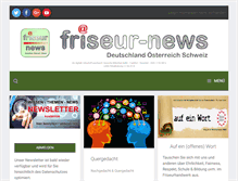 Tablet Screenshot of friseur-news.de